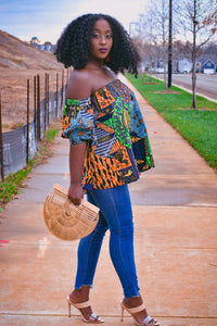 Lila Ghana off the shoulder Blouse