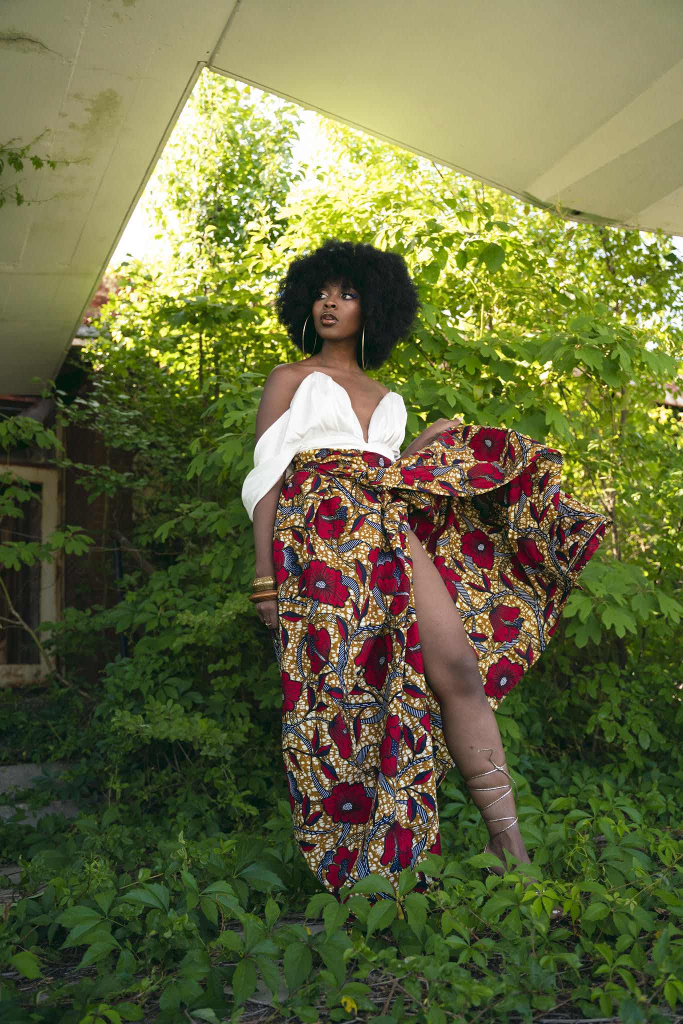 The Hibiscus Floral Wrap Maxi Skirt – Kalei life